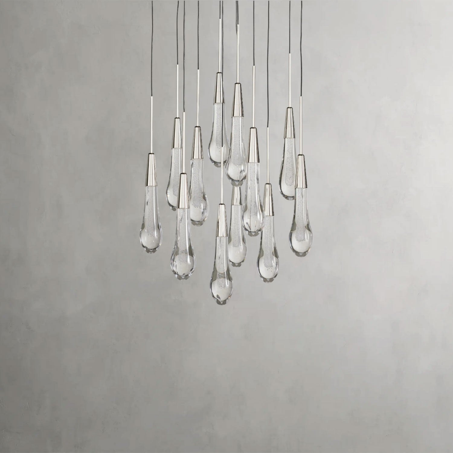 Soltaire Round Chandelier 17", 24", 36", 58"